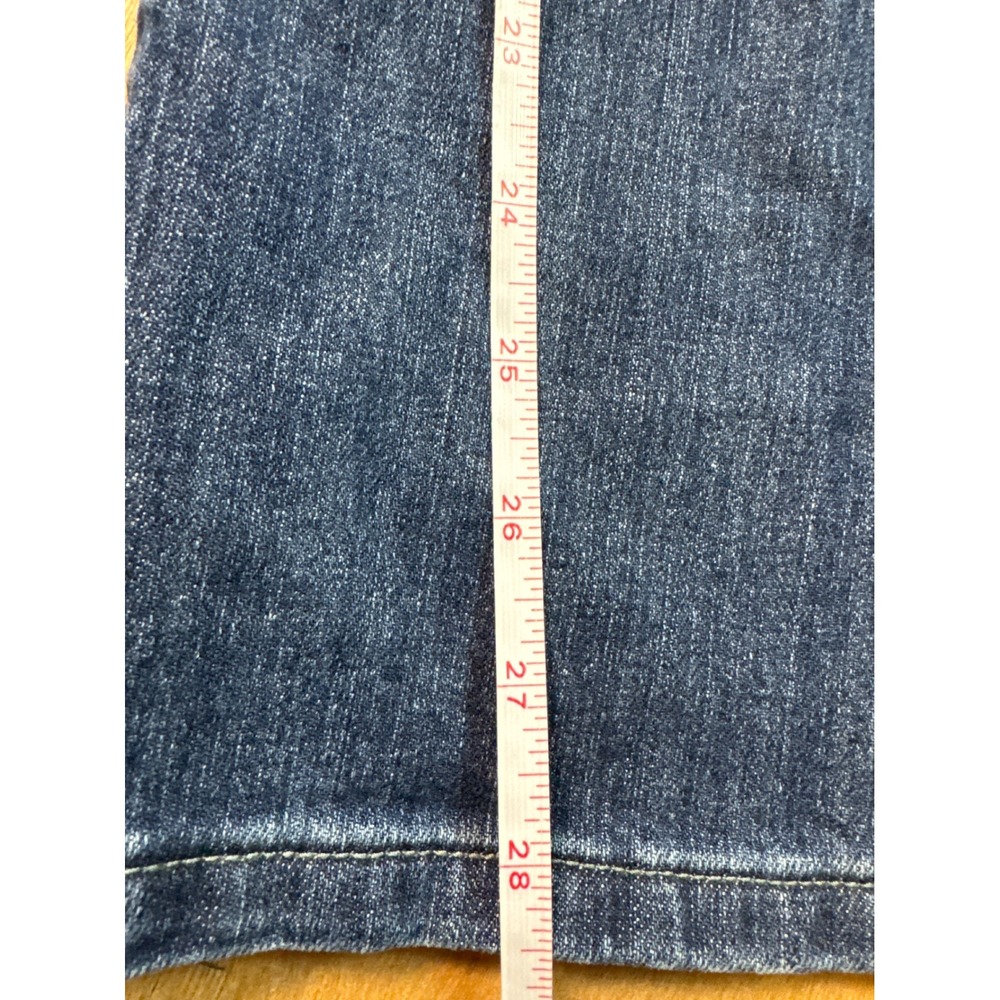 Calvin Klein Low Rise Jeans Womens Blue Size 2 Y2K Bootcut Denim Medium Wash - Picture 6 of 10